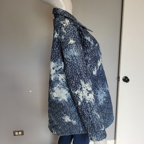 Tribal Printed Cozy Quilted Button-up Shacket, BNWT With Flaw, Size XL - Picture 4 of 9